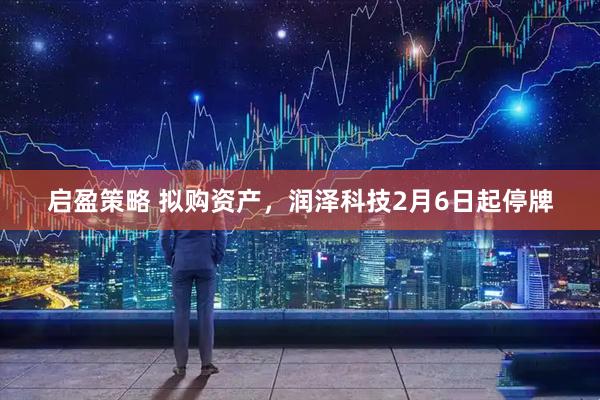 启盈策略 拟购资产，润泽科技2月6日起停牌