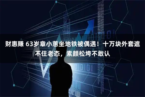 财惠赚 63岁章小蕙坐地铁被偶遇!十万块外套遮不住老态,素颜松垮不敢认